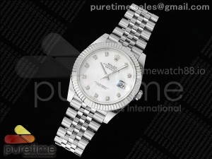 DateJust 41 126334 EWEF 1:1 Best Edition White MOP Dial on Jubilee Bracelet A3235