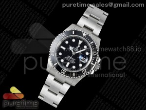 Submariner 41mm 126610 LN Black Ceramic EWEF 1:1 Best Edition on Bracelet A3235