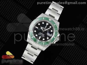 Submariner 41mm 126610 LV Kermit 904L Steel RF 1:1 Best Edition VR3235