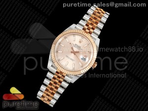 DateJust 41 126331 EWEF 1:1 Best Edition RG Stick Dial on SS/RG Jubilee Bracelet A3235