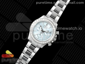 Daytona 116576TBR SWF 1:1 Best Edition Ice Blue Dial on SS Bracelet SH4130 V2 (Mod Version)