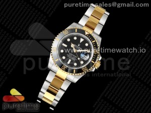 Submariner 41mm 126613 LN Black Ceramic EWEF 1:1 Best Edition on SS/YG Bracelet A3235