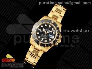 Submariner 41mm 126618 LN Black Ceramic EWEF 1:1 Best Edition on YG Bracelet A3235