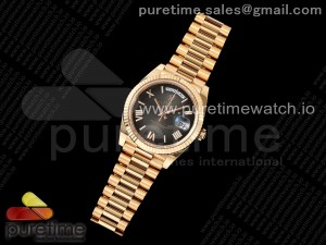 Day Date 40 RG 228235 THBF 1:1 Best Edition Gray Ombre Dial on President Bracelet VR3255 V3 (Gain Weight)
