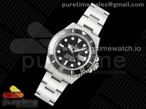 Submariner 41mm 126610 LN Black 904L Steel JQF 1:1 Best Edition VR3235