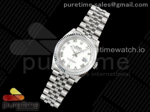 DateJust 36 126234 JQF 1:1 Best Edition 904L Steel White Roman Dial on SS Jubilee Bracelet VR3235