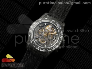Blaken Daytona Carbon GETF Best Edition Skeleton YG Dial on Black Nylon Strap SA4130