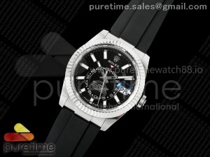 Sky-Dweller 336239 SS ZF 1:1 Best Edition Black Dial on Oysterflex Strap A23J (Gain Weight)