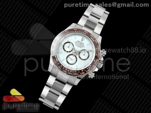 Daytona 126506 VSF 1:1 Best Edition 904L Steel Ice Blue Dial on SS Braclet VS4131 V2 (Weighted)