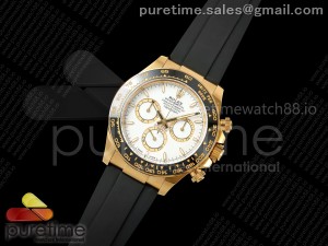 Daytona 126518 Clean 1:1 Best Edition White Dial on Oysterflex Strap SH4131