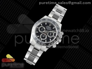 Daytona 126500 AR+SF 1:1 Best Edition Black Dial on SS Bracelet SH4131