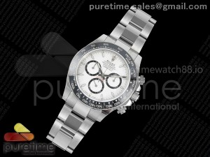 Daytona 126500 AR+SF 1:1 Best Edition White Dial on SS Bracelet SH4131