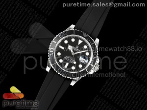 Yacht-Master 42mm 226659 EWEF 1:1 Best Edition Black Dial on Oysterflex Strap A3235