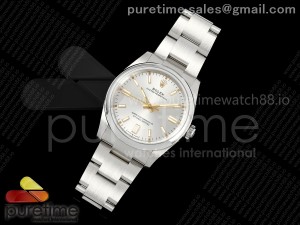 Oyster Perpetual 126000 36mm EWEF 1:1 Best Edition 904L Steel Silver Dial A3230