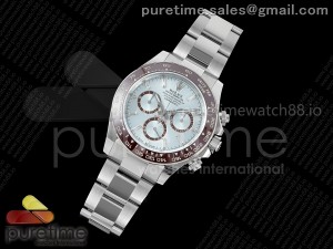 Daytona 126506 JQF 1:1 Best Edition Ice Blue Crystal Dial on SS Bracelet Strap SH4131
