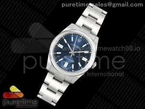 Oyster Perpetual 124300 41mm EWEF 1:1 Best Edition 904L Steel Blue Dial A3230