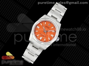 Oyster Perpetual 126000 36mm DIWF 1:1 Best Edition 904L Steel Red Dial A3230