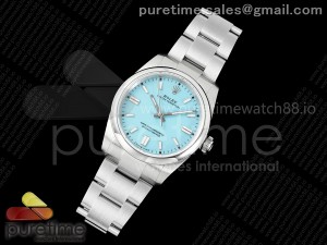 Oyster Perpetual 126000 36mm DIWF 1:1 Best Edition 904L Steel Tiffany Blue Dial A3230