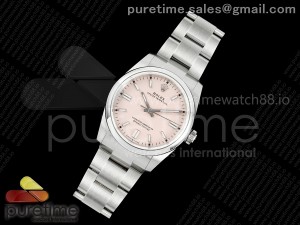 Oyster Perpetual 126000 36mm DIWF 1:1 Best Edition 904L Steel Pink Dial A3230