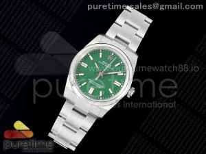 Oyster Perpetual 126000 36mm DIWF 1:1 Best Edition 904L Steel Green Dial A3230