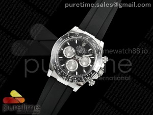 Daytona 126519 Clean 1:1 Best Edition Black/Silver Stick Dial on Oysterflex Strap SH4131