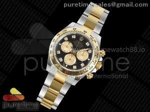 Daytona 126503 APSF 1:1 Best Edition Black/YG Dial on SS/YG Braclet SH4131