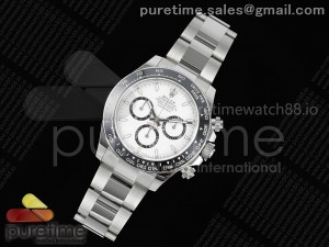 Daytona 126500 APSF 1:1 Best Edition White Dial on SS Braclet SH4131