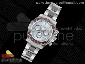 Daytona 126506 APSF 1:1 Best Edition Ice Blue Crystal Dial on SS Braclet SH4131