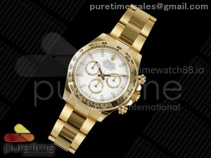 Daytona 126508 APSF 1:1 Best Edition White Dial on YG Braclet SH4131