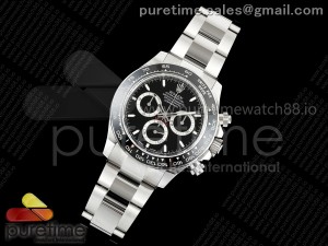 Daytona 126500 GMF 1:1 Best Edition Black Dial on SS Bracelet Strap GM4131