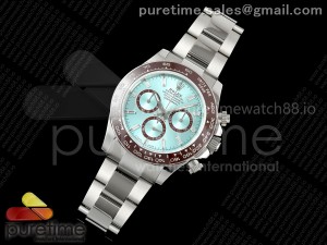 Daytona 126506 GMF 1:1 Best Edition Ice Blue Diamonds Dial on SS Bracelet Strap GM4131