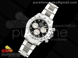 Daytona 126509 GMF 1:1 Best Edition Black/Silver Dial on SS Bracelet Strap GM4131
