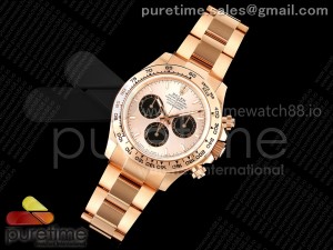 Daytona 126505 GMF 1:1 Best Edition RG/Black Dial on RG Bracelet Strap GM4131