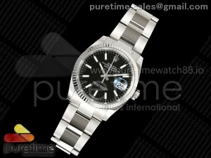 DateJust 36 126234 EWEF 1:1 Best Edition Black Stick Dial on Oyster Bracelet A3235