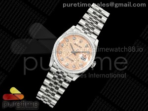DateJust 36 126234 EWEF 1:1 Best Edition RG Computer Diamonds Dial on SS Jubilee Bracelet A3235