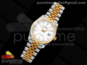 DateJust 36 126233 EWEF 1:1 Best Edition White Stick Dial on SS/YG Jubilee Bracelet A3235