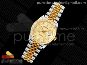 DateJust 36 126233 EWEF 1:1 Best Edition YG Computer Diamonds Dial on SS/YG Jubilee Bracelet A3235