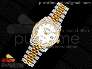 DateJust 36 126233 EWEF 1:1 Best Edition White Roman Dial on SS/YG Jubilee Bracelet A3235