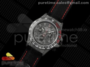 Daytona DIW Black Carbon DIWF Best Edition Carbon Dial on Black Nylon Strap DD4801