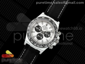 Daytona DIW White Carbon DIWF Best Edition White/Black Dial on Black Nylon Strap DD4801