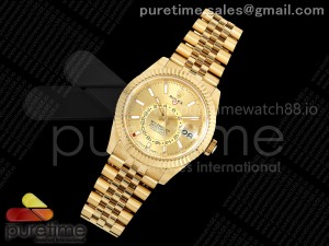 Skydweller 336938 YG Noob 1:1 Best Edition YG Dial on YG Jubilee Bracelet A9002 V2