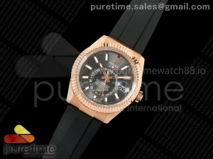 Skydweller 336235 RG Noob 1:1 Best Edition Gray Dial on Oysterflex Strap A9002 V2