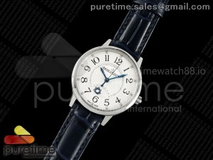 Rendez-Vous Night & Day SS APSF 1:1 Best Edition White Dial on Blue Leather Strap SA898