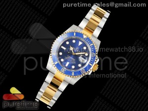 Submariner 116613 LB Blue Ceramic ARF 1:1 Best Edition 904L SS Case and Bracelet VR3135