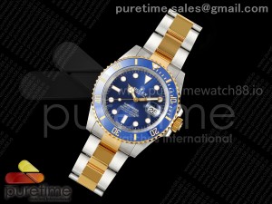 Submariner 41mm 126613 LB SS/YG Blue Ceramic ARF 1:1 Best Edition 904L SS Case and Bracelet VR3235