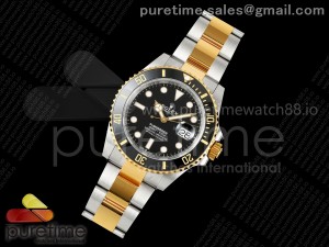 Submariner 41mm 126613 LN SS/YG Black Ceramic ARF 1:1 Best Edition 904L SS Case and Bracelet VR3235