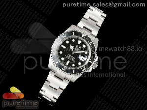 Submariner 116610 LN Black Ceramic ARF 1:1 Best Edition 904L SS Case and Bracelet VR3135