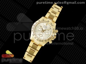 Daytona 126508 QF 1:1 Best Edition YG Crystal Dial on Bracelet SH4131 V6 (Gain Weight)