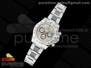 Daytona 126509 QF 1:1 Best Edition Gray Crystal Dial on Bracelet SH4131 V6 (Gain Weight)