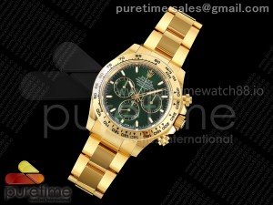 Daytona 126508 EWEF 1:1 Best Edition 904L Steel Green Dial on SS Braclet SH4131